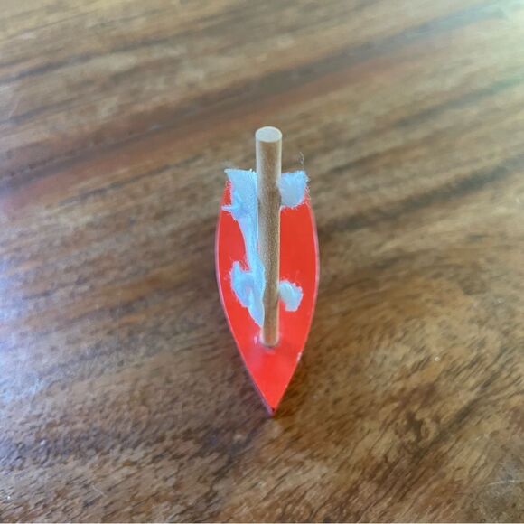 Small Wooden Sailboat Décor Gift Idea NWOT - Picture 5 of 8